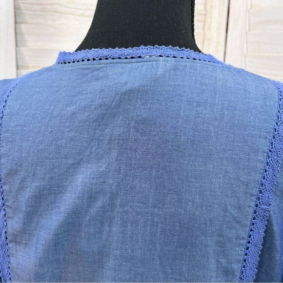 3/$25 Matilda Jane Hour by Hour Chambray Kimono Jacket XS - Picture 9 of 12